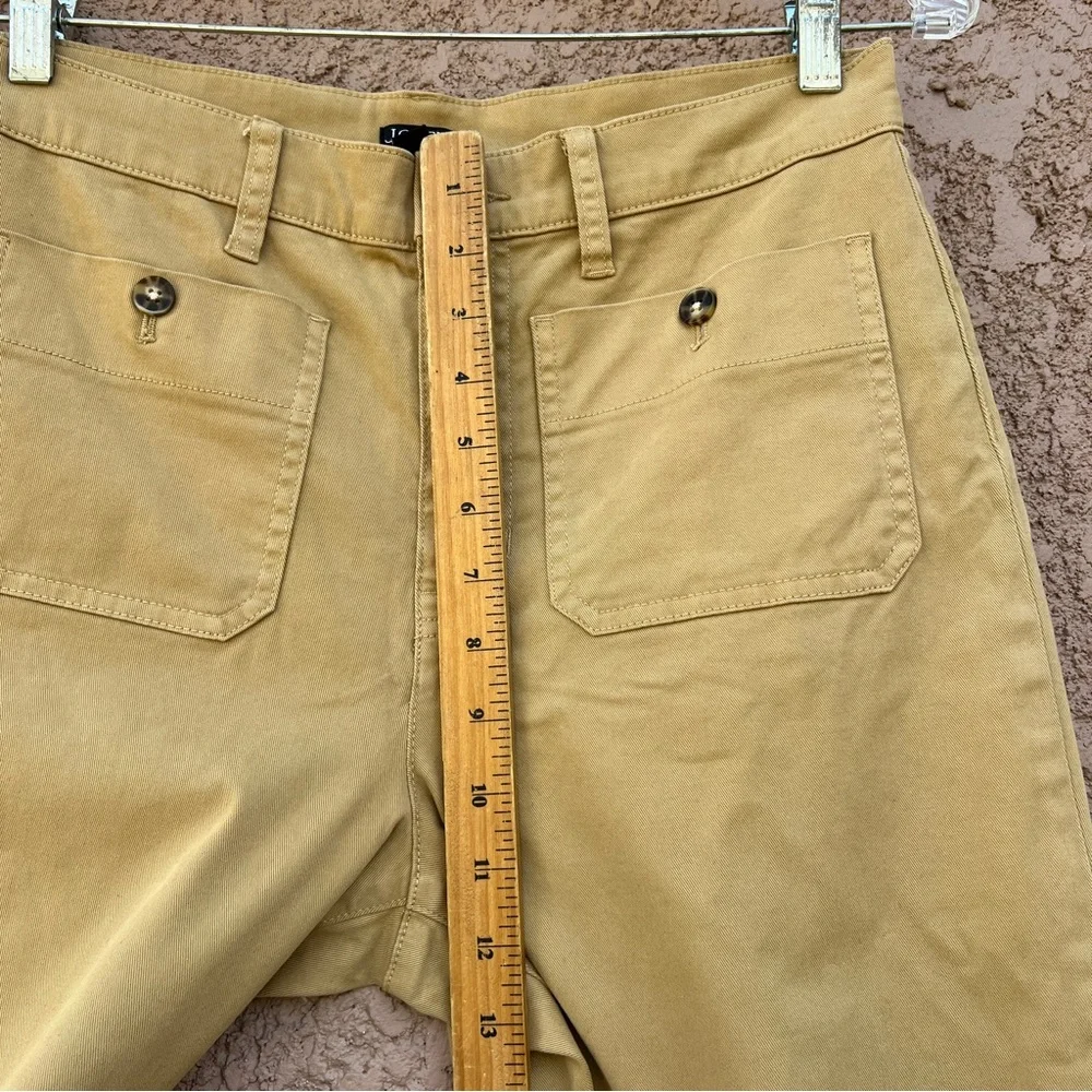 J. Crew Sailor‎ Pants Women's Size 27 Khaki Tan Casual Minimalist Contemporary